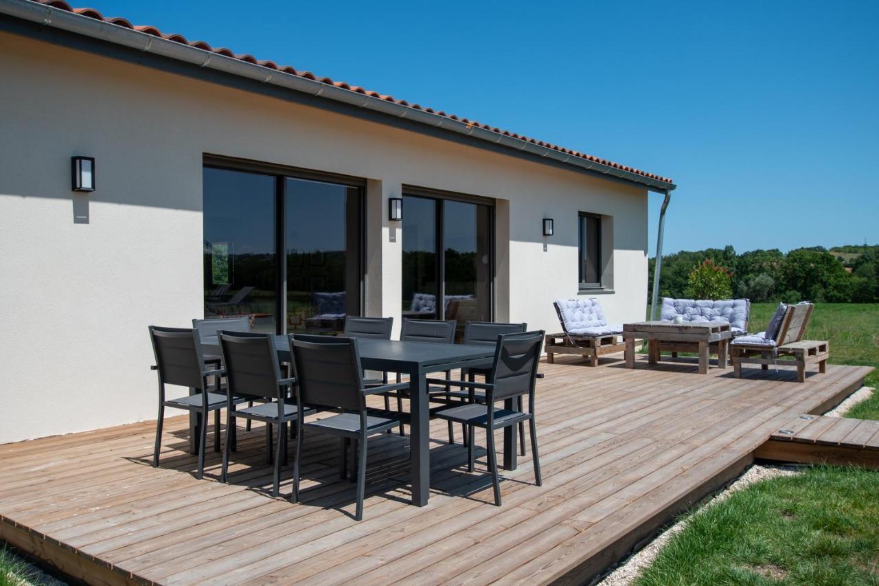 La Villa Face Au Lac Saramon Exterior foto